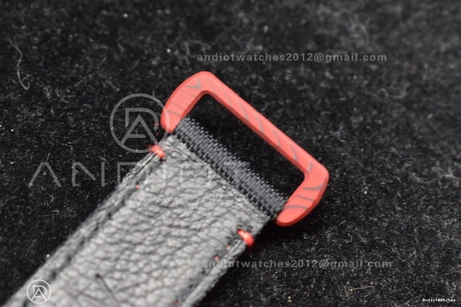 Affordable Nylon Black Submariner Black Best VS Red on DIW VSF Carbon Dial Strap 1:1 473 Edition 0410